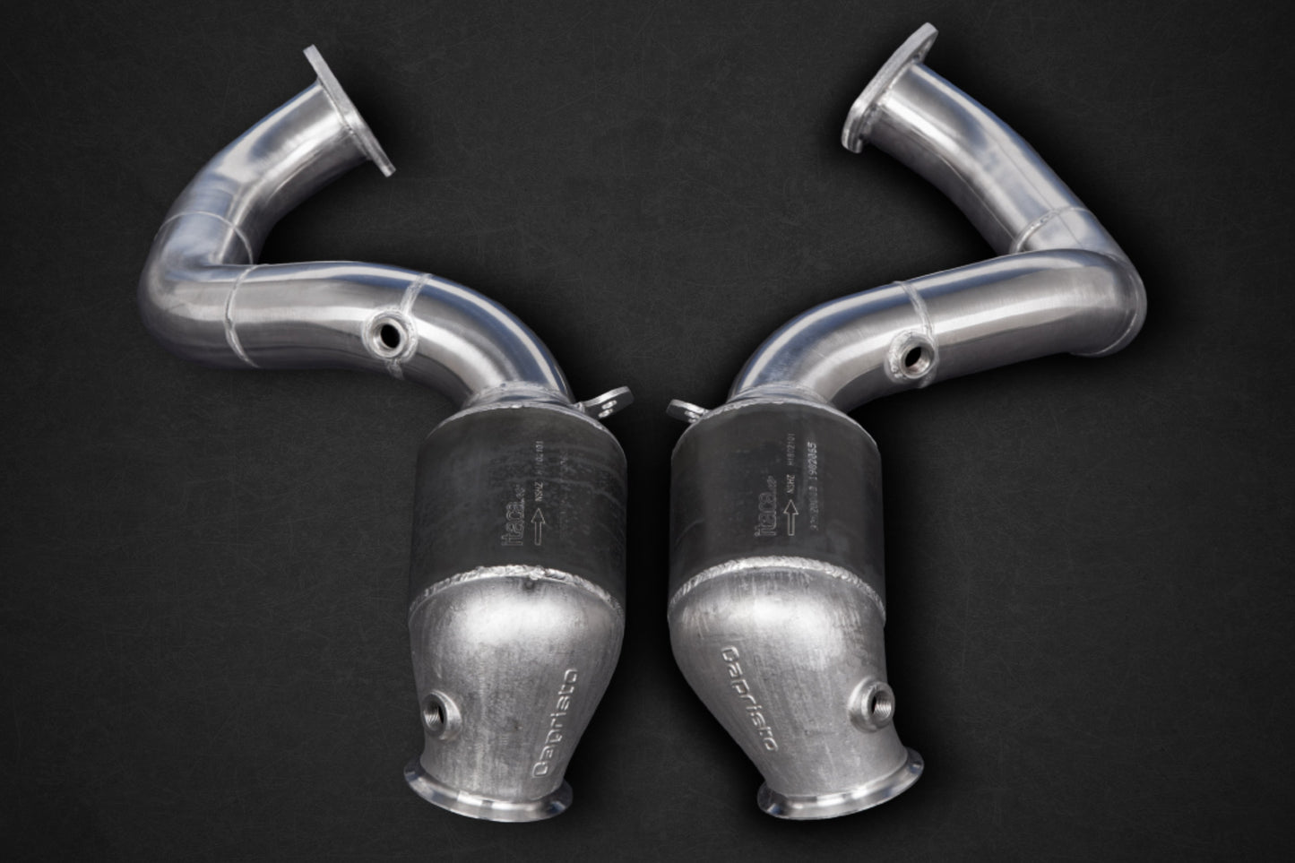 Aston Martin Vantage/AMR (M177) - Cat Delete Downpipes (with Heat Blankets) image 2