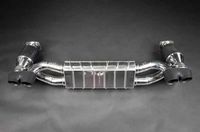 Porsche 997.2 Turbo/S - Valved Exhaust with 250 Cell Sports Cats (CES3) image 1