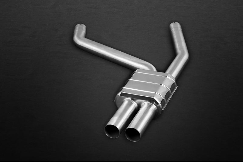 Porsche 958 Cayenne V8 Induction - ECE Valved Exhaust with Mid-Pipes (CES3) image 3