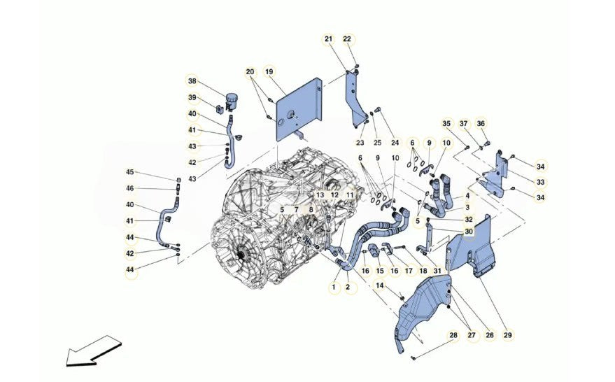 26 - Lh Single Oil Heat Exchanger