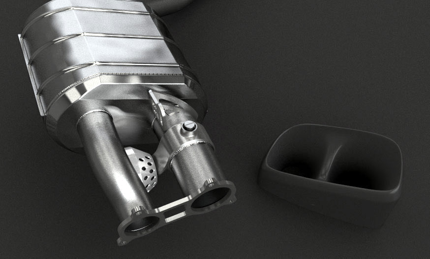 Porsche 970 Panamera Turbo/S - Valved Exhaust with Mid-Pipes (for PSE) image 6