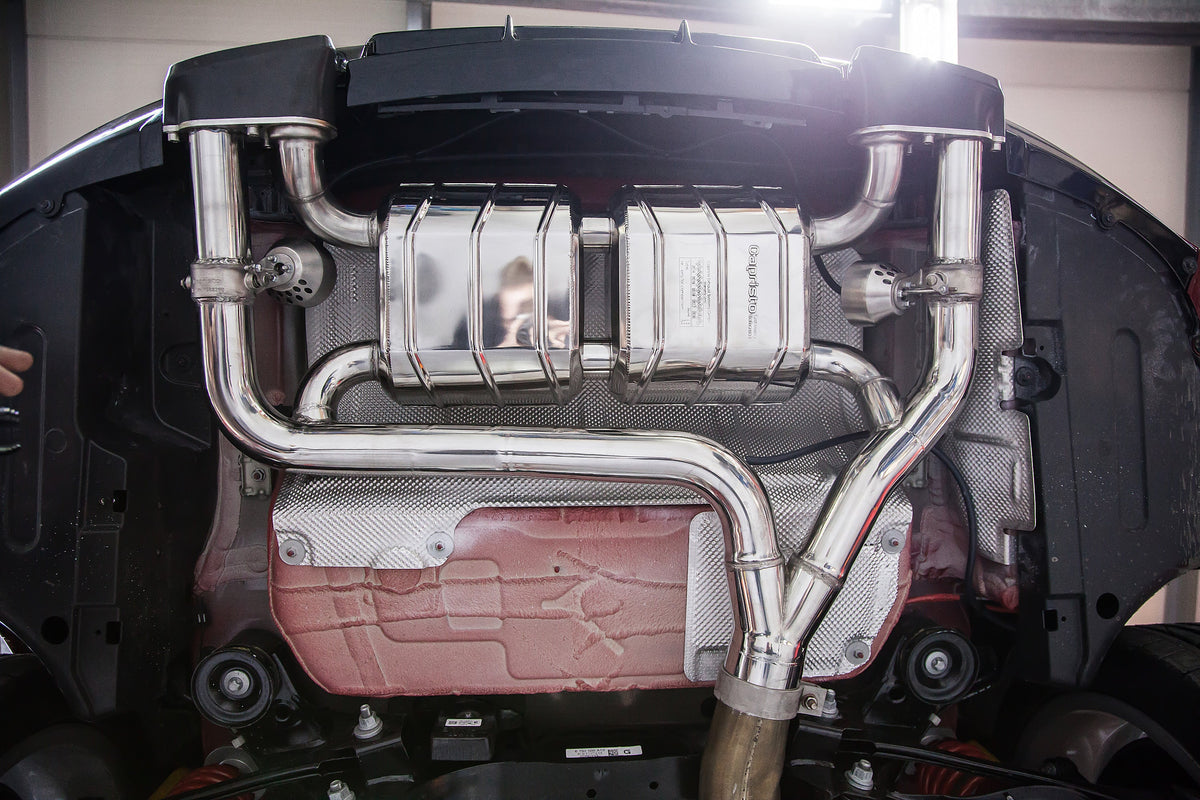 BMW 435i - Valved Exhaust with Middle Silencer Spare Pipes and Skirt Diffuser (CES3) image 5