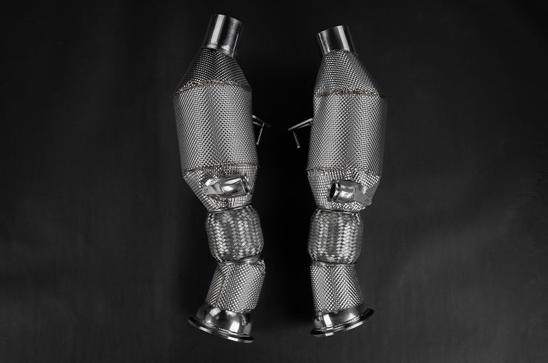 Ferrari 296 - 250 Cell Sport Cat Downpipes image 1