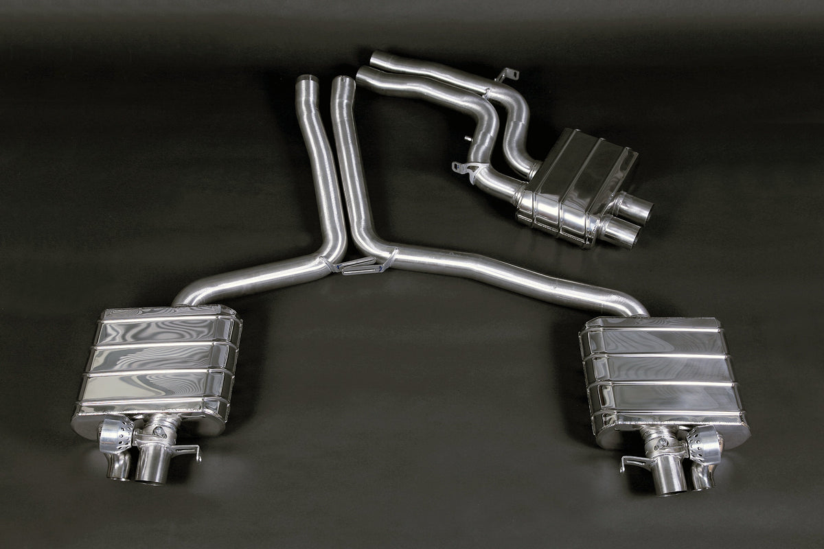 Audi RS5 (B8) - ECE Valved Exhaust with Middle Silencer Pipes image 0