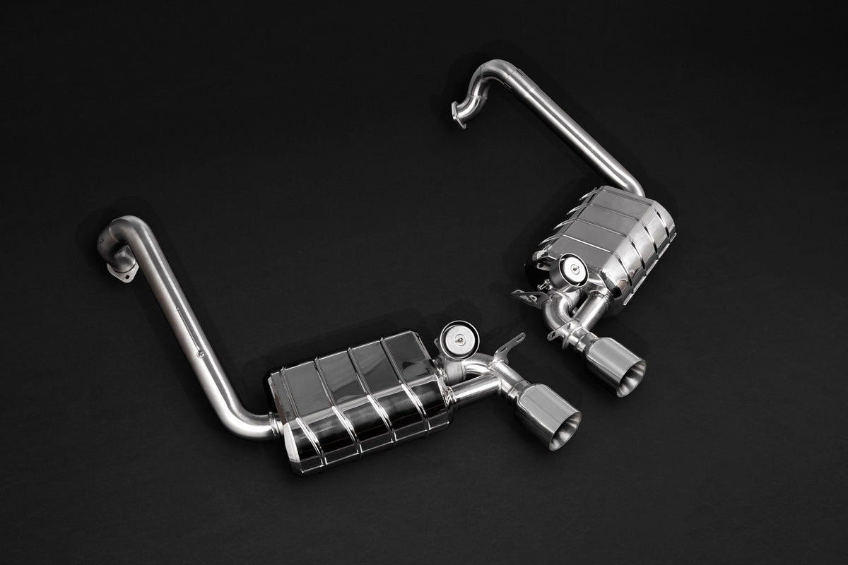 Porsche 981/982 Boxster/Cayman/GT4/718 - Valved Exhaust with Stainless Tips (for PSE) image 0