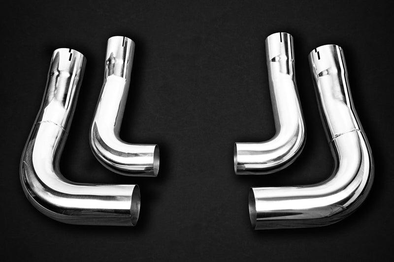 Audi RSQ8 - Valved Exhaust + MidSilencer Spare - OEM Tips (OE Actuators)