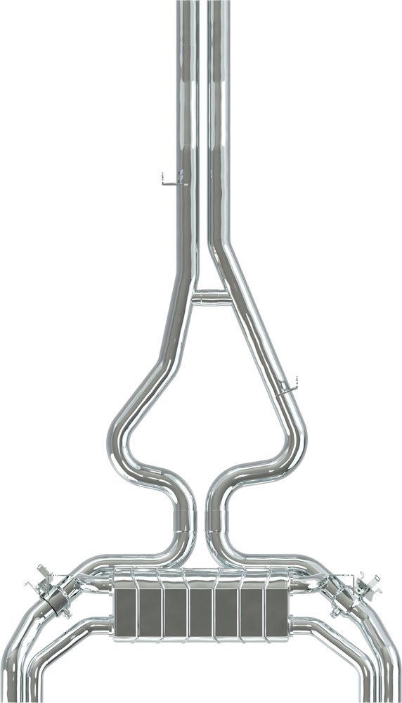 Audi RS3 (8YA) Sedan - Valved Exhaust System (OE Actuators)