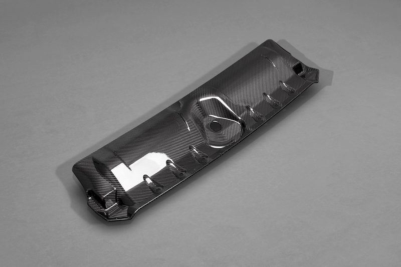 Audi RS5 (F5) - Carbon Fiber Engine Cover + Lock Cover (Set)