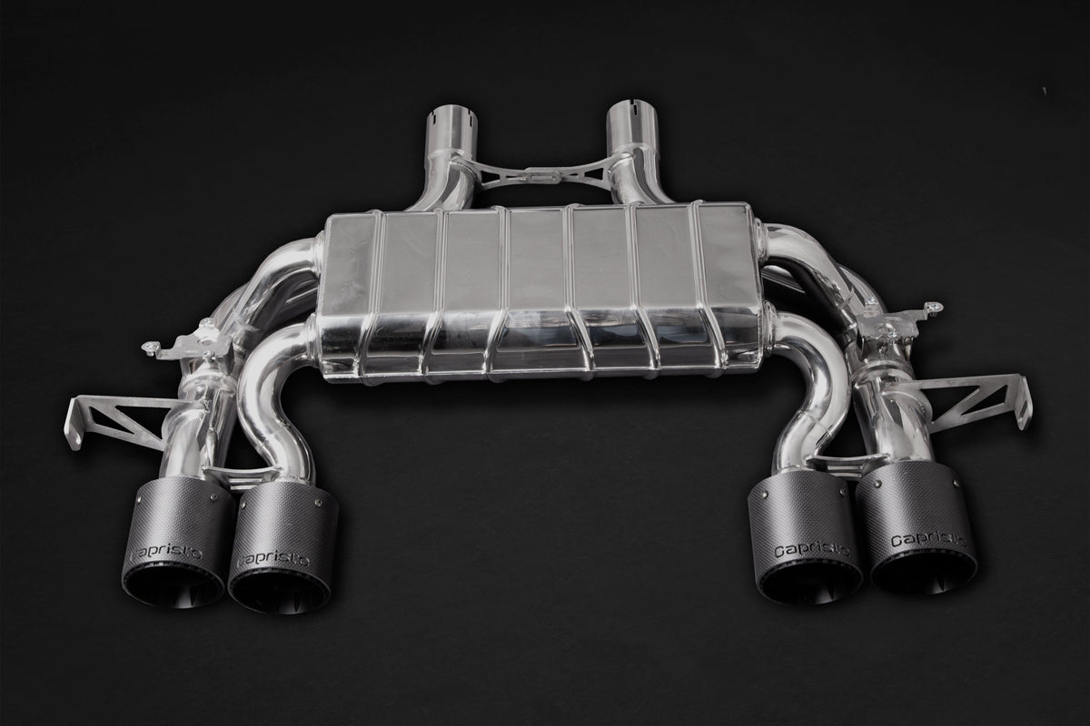 BMW M3/M4 (G8X) - Valved Exhaust, 200cell OPF, MidSilencer Spare + Wicrom Tips (OE Actuators)