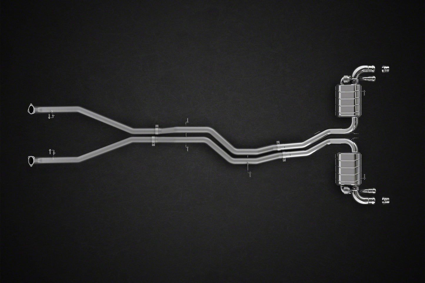 Bentley Bentayga (W12) - Valved Exhaust, Cat + MidSilencer Spare Pipes (CES3)