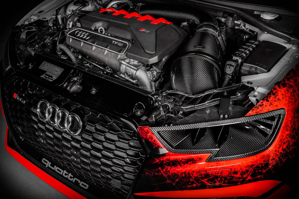Eventuri Audi 8V Gen 2 RS3 Black Carbon Headlamp Race Duct