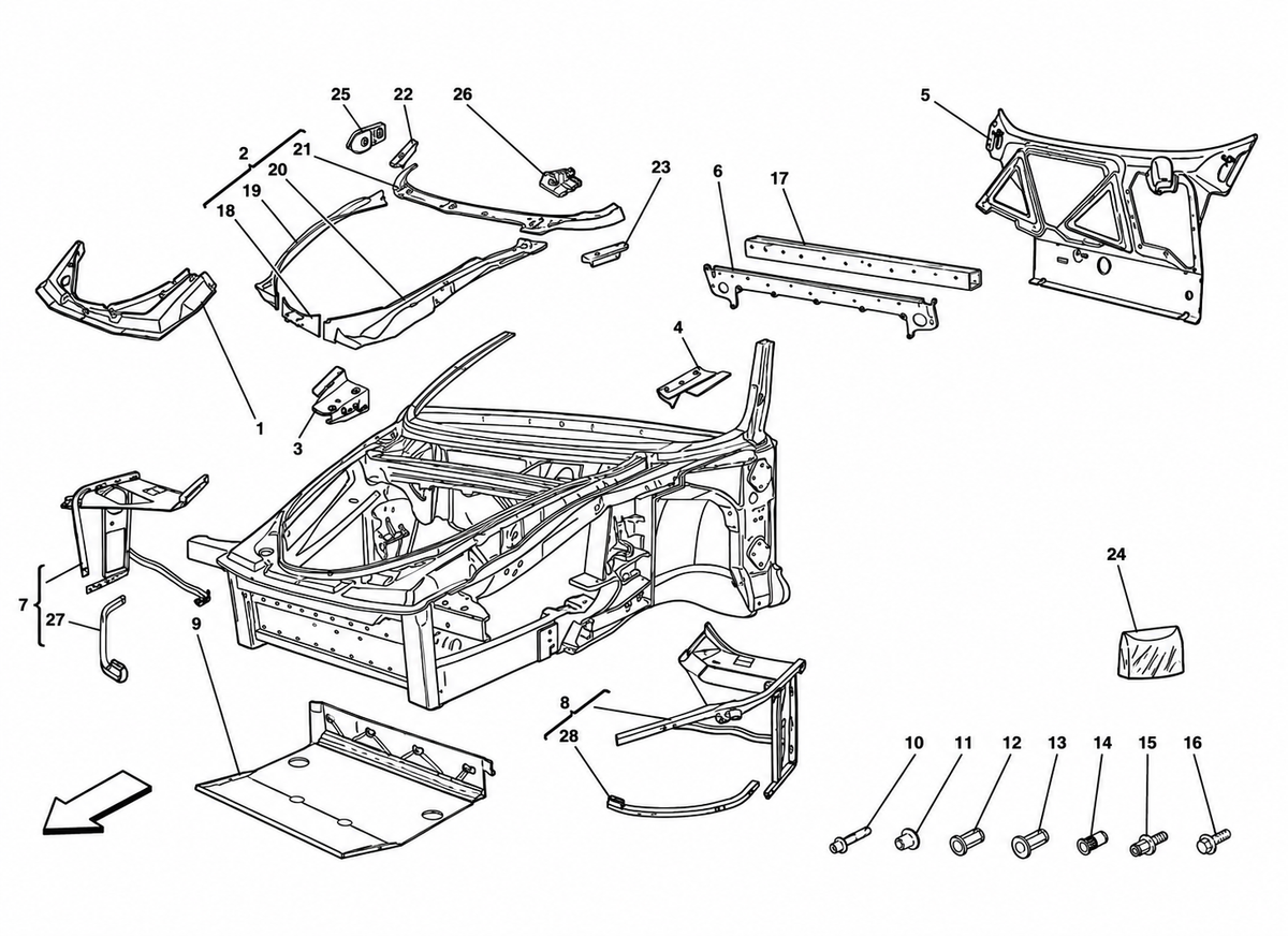 9 - COMPLETE COMPARTPMENT BOTTOM P