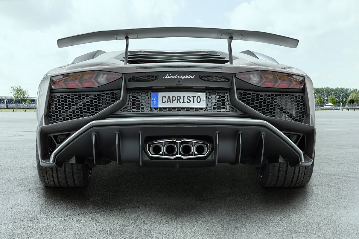 Lamborghini Aventador LP750 SV - Valved Exhaust + Carbon/Stainless Frame
