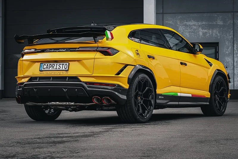 Lamborghini Urus Performante - Valved Exhaust, MidSilencer Spare + Wicrom "Performante" Tips (OE Actuators)