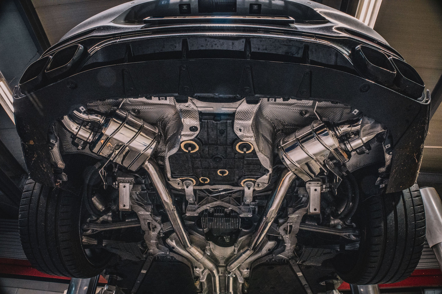 Mercedes AMG SL63 (R232) - Valved Exhaust + MidPipes (OE Actuators)