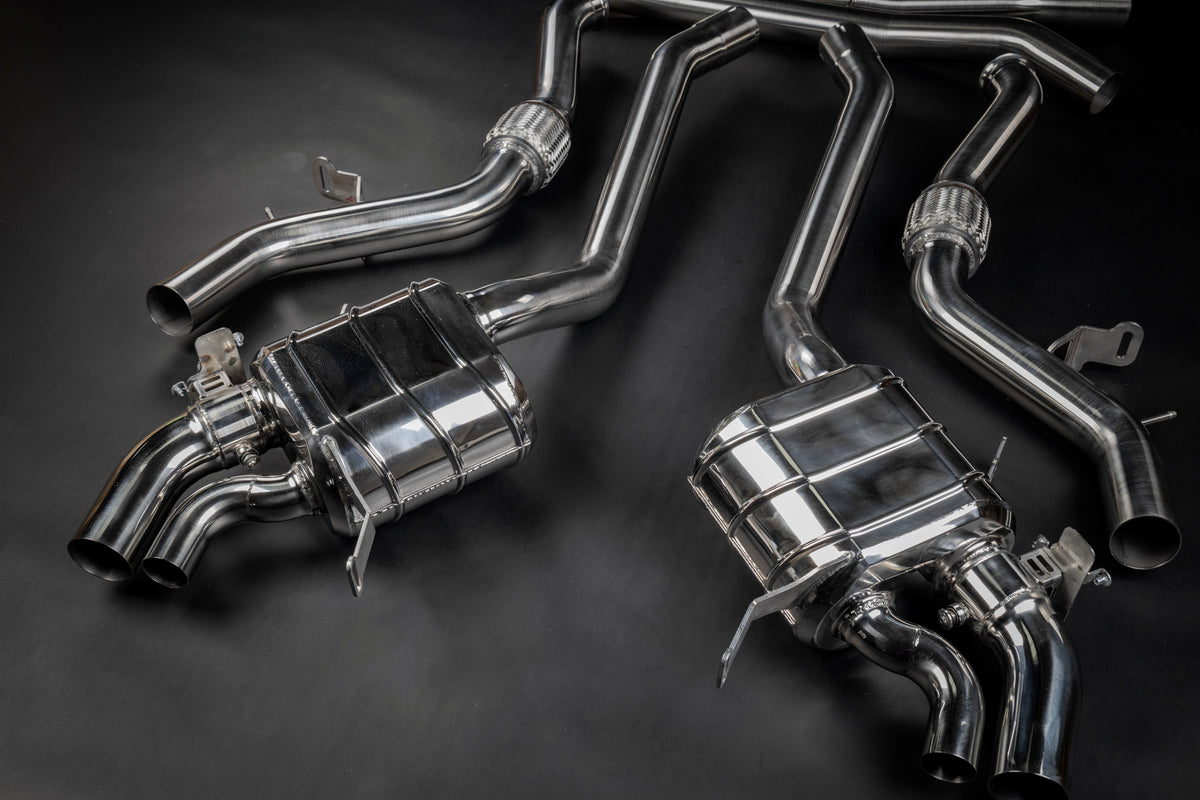 Mercedes AMG SL63 (R232) - Valved Exhaust + MidPipes (OE Actuators)