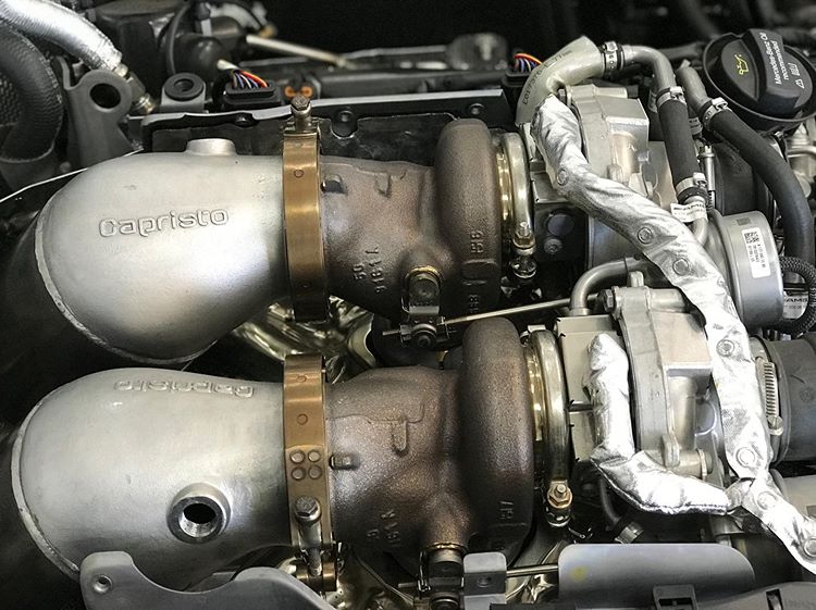 Mercedes AMG C63/S (W205) - Cat Spare Downpipes