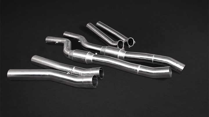 Rolls Royce Cullinan - Capristo Rear Muffler + Link Pipes (OE Actuators)