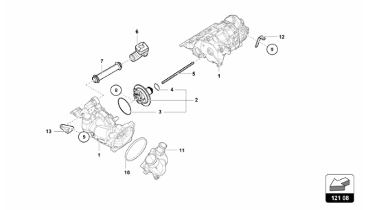 10 - Gasket (See Tab. 121.07)