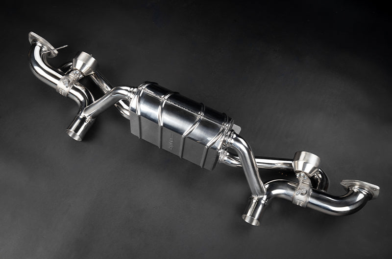 Porsche 718 GT4RS - Valved Muffler for OE Tips image 3