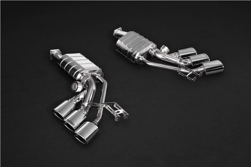 Mercedes AMG G550/G500 (W463A) 4L BiTurbo - ECE Valved Triple Mufflers (CES3) image 0