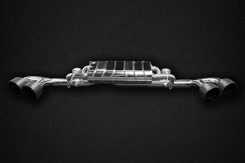 Nissan GTR MK3/4/Nismo - Valved Exhaust with Mid-Pipes (Post Cat Spare) Carbon Tips (CES3) image 5