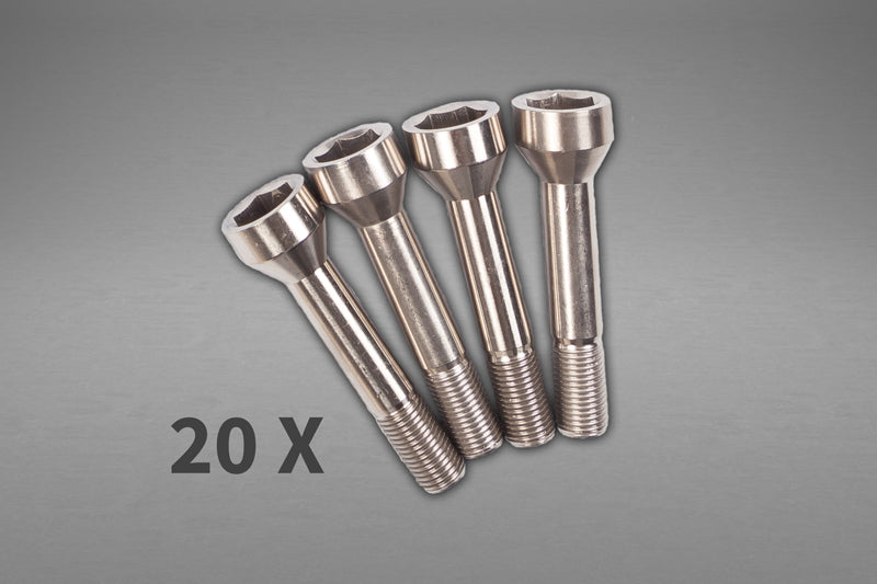 Ferrari Portofino - Wheel Spacers 11mm Front / 17mm Rear (Star Shape) with Titanium Wheel Bolts image 2