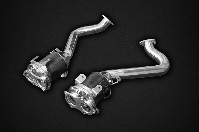 Porsche 718 Spyder/GTS/Cayman GT4 - Set: Header Manifolds and 250 Cell Sport Cats image 5