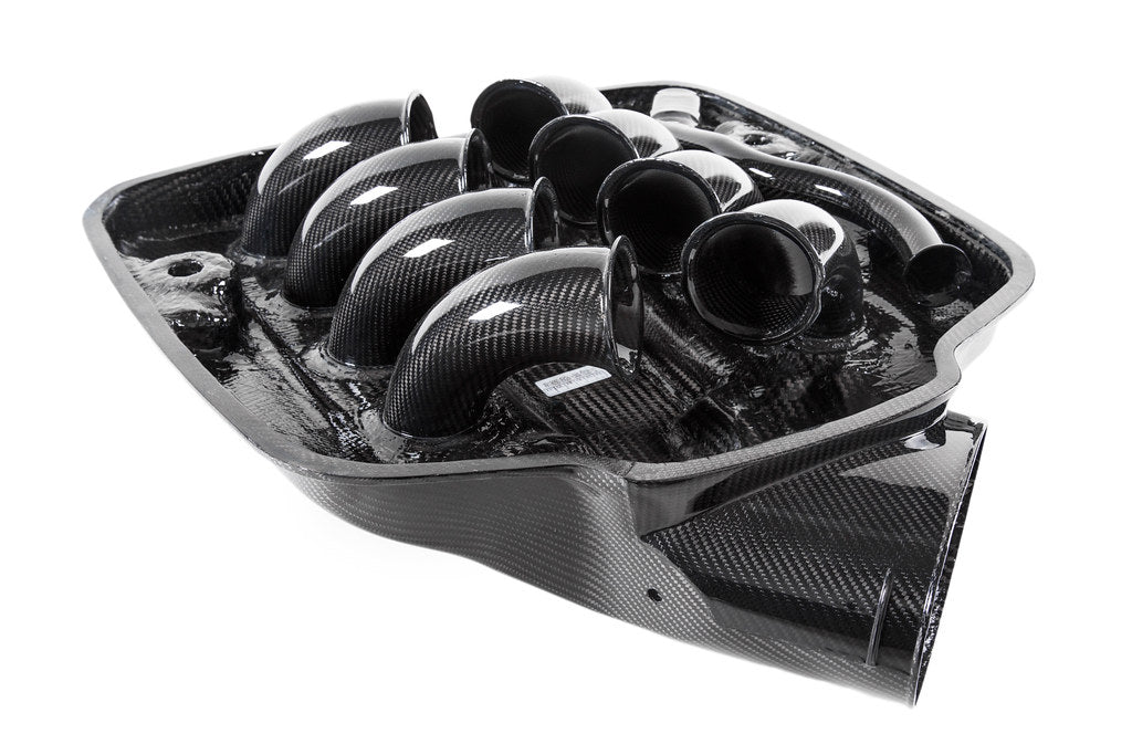 Eventuri BMW E9X M3 (S65) Black Carbon Inlet Plenum - Gloss