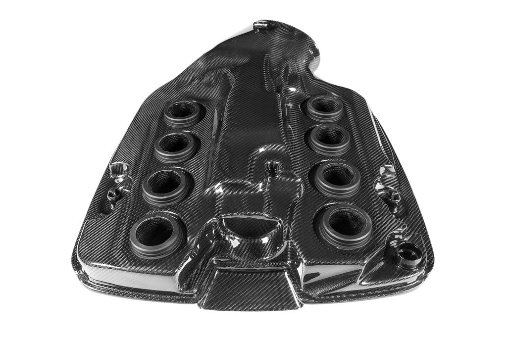 Eventuri BMW E9X M3 (S65) Black Carbon Inlet Plenum - Gloss