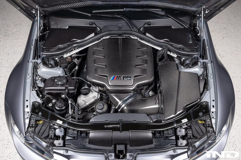 Eventuri BMW E9X M3 (S65) Black Carbon Inlet Plenum - Gloss