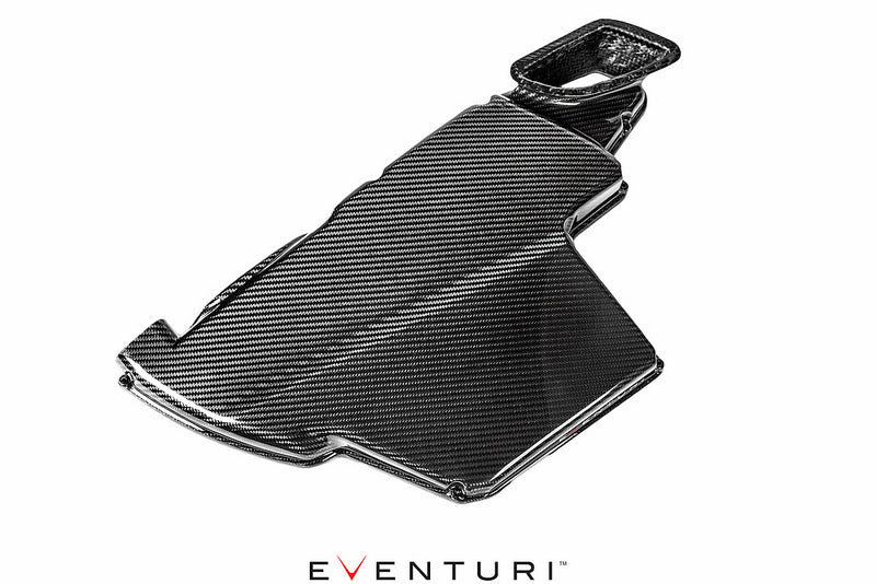 Eventuri BMW E9X M3 (S65) Black Carbon Airbox Lid - Gloss