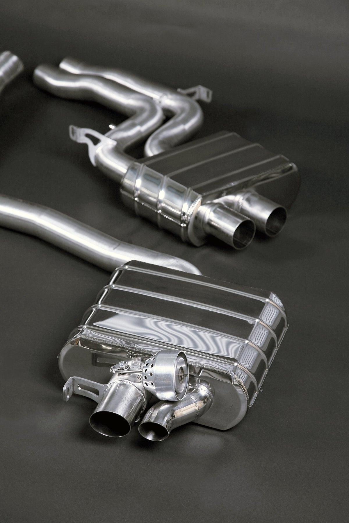 Audi RS5 (B8) - ECE Valved Exhaust with Middle Silencer Pipes image 2
