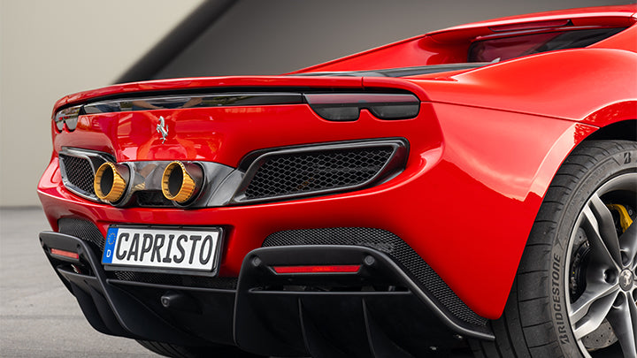 Ferrari 296 - Capristo Twin Tailpipe Carbon Conversion (for OEM or Capristo Exhaust) image 5