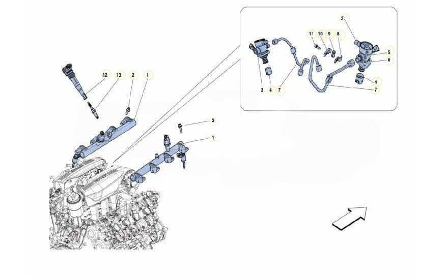 488 Challenge - 008 - Fuel-rail