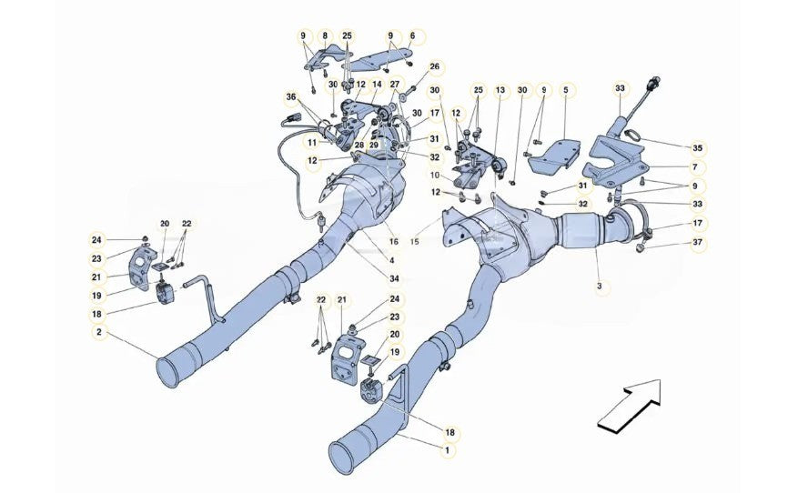 488 Challenge - 017 - Exhaust-system