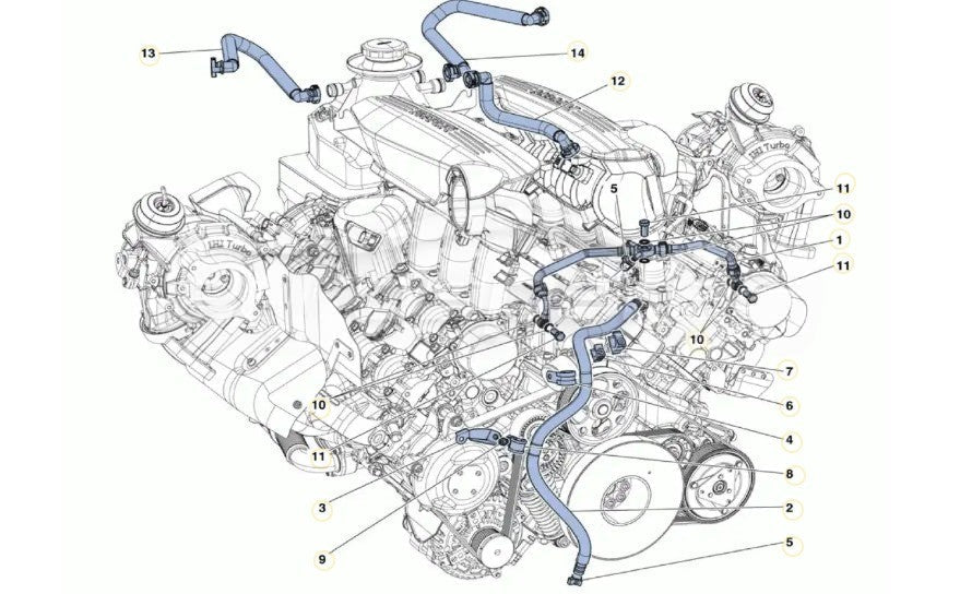 488 Challenge - 019 - Engine-hoses