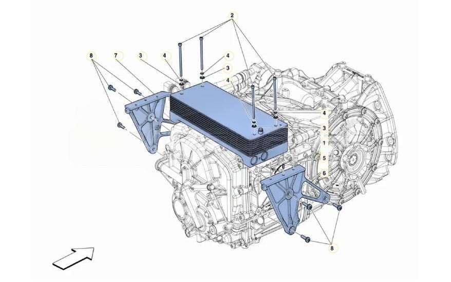 488 Challenge - 025 - Gearbox-cooler
