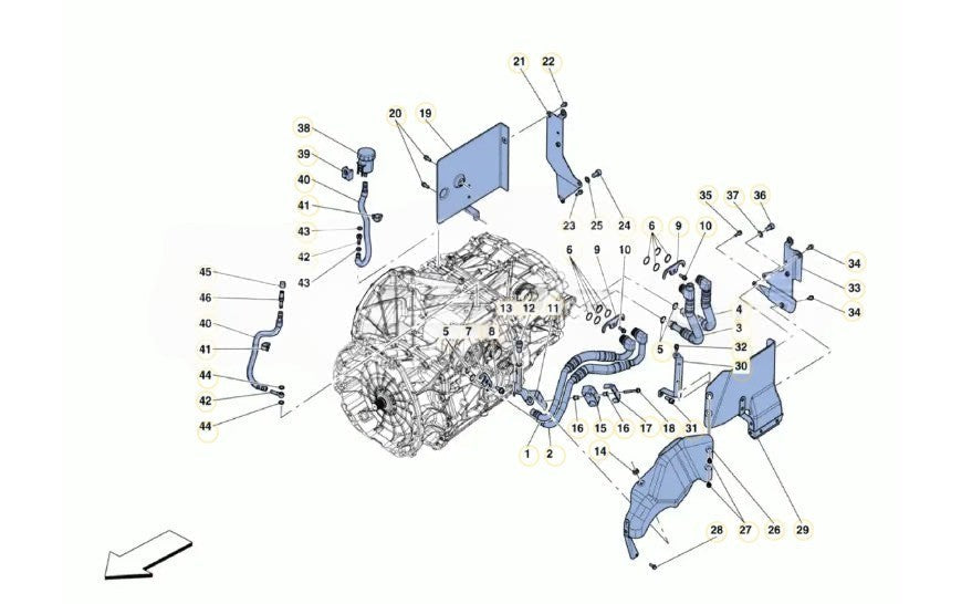 488 Challenge - 026 - Gearbox-piping