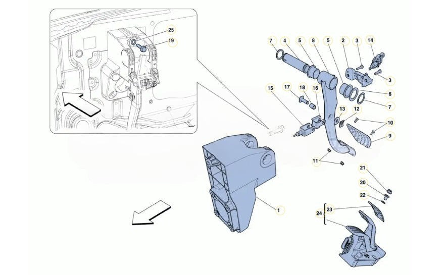 488 Challenge - 028 - Pedals