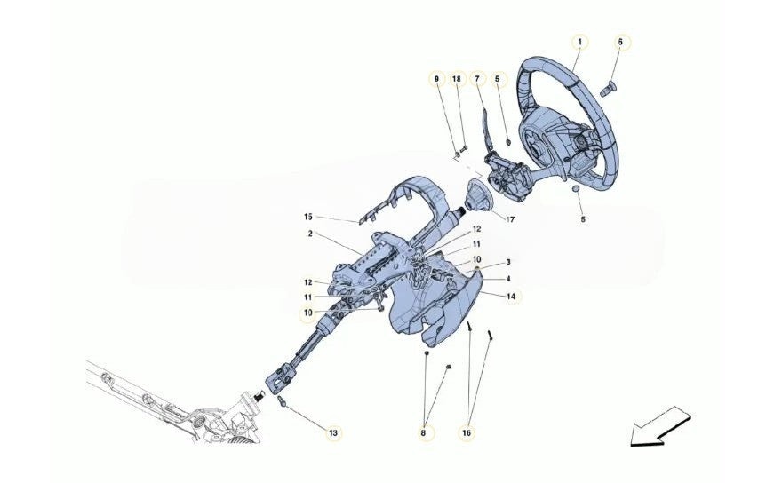 488 Challenge - 033 - Steering Column