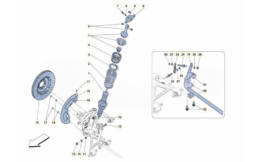 488 Challenge - 035 - Front Shock Absorbers