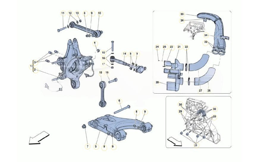 488 Challenge - 038 - Rear Suspension
