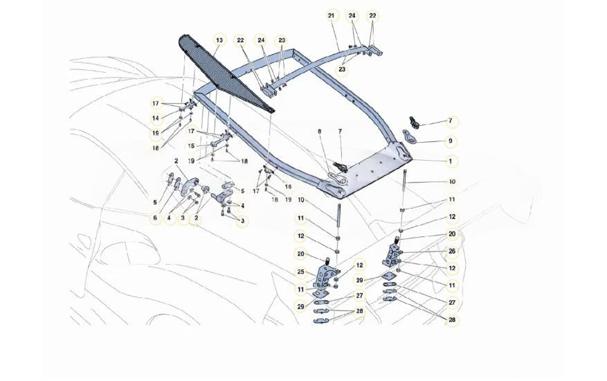 488 Challenge - 055 - Engine Cover