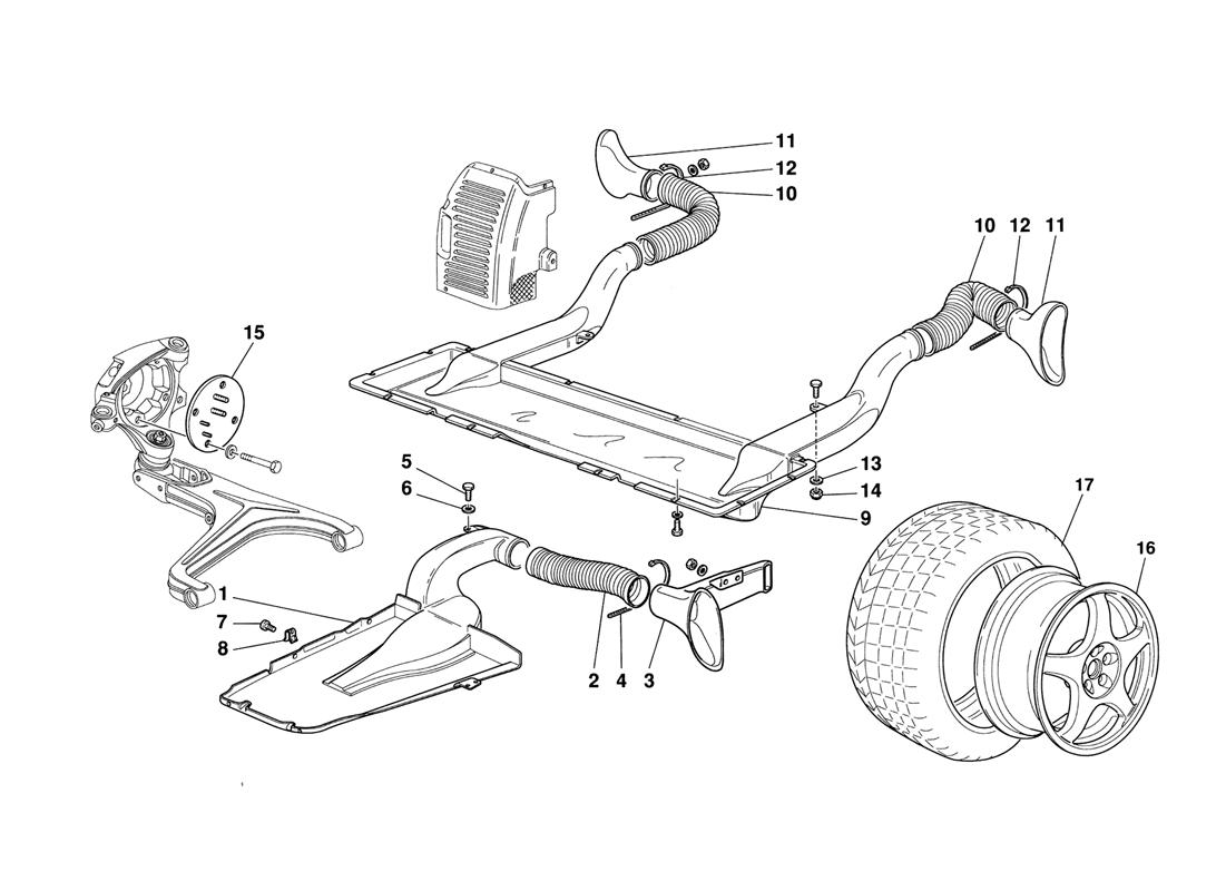 348 Challenge - 008 - Wheels And Brake Air Intakes