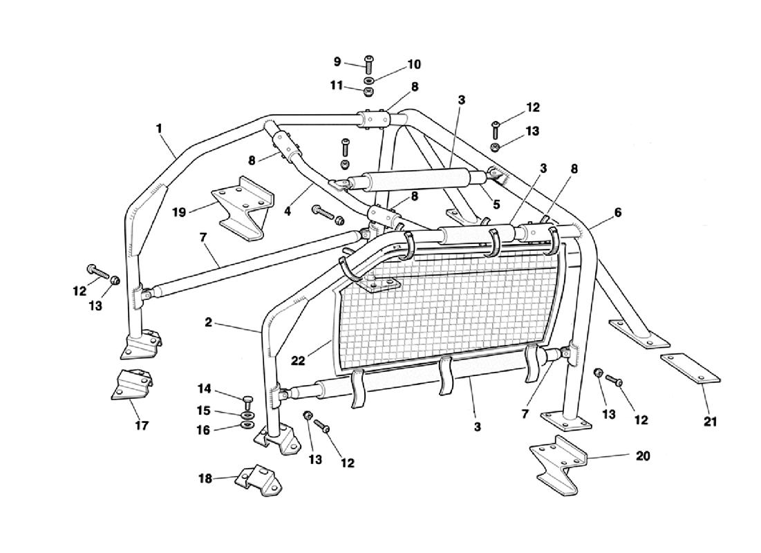 355 Challenge 1996 - 003 - Roll Bar