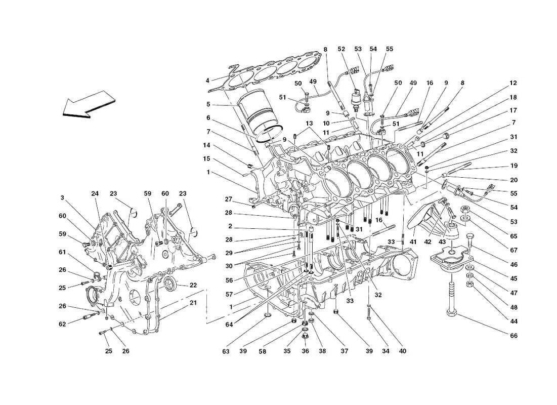 F430 Challenge - 001 - Crankcase