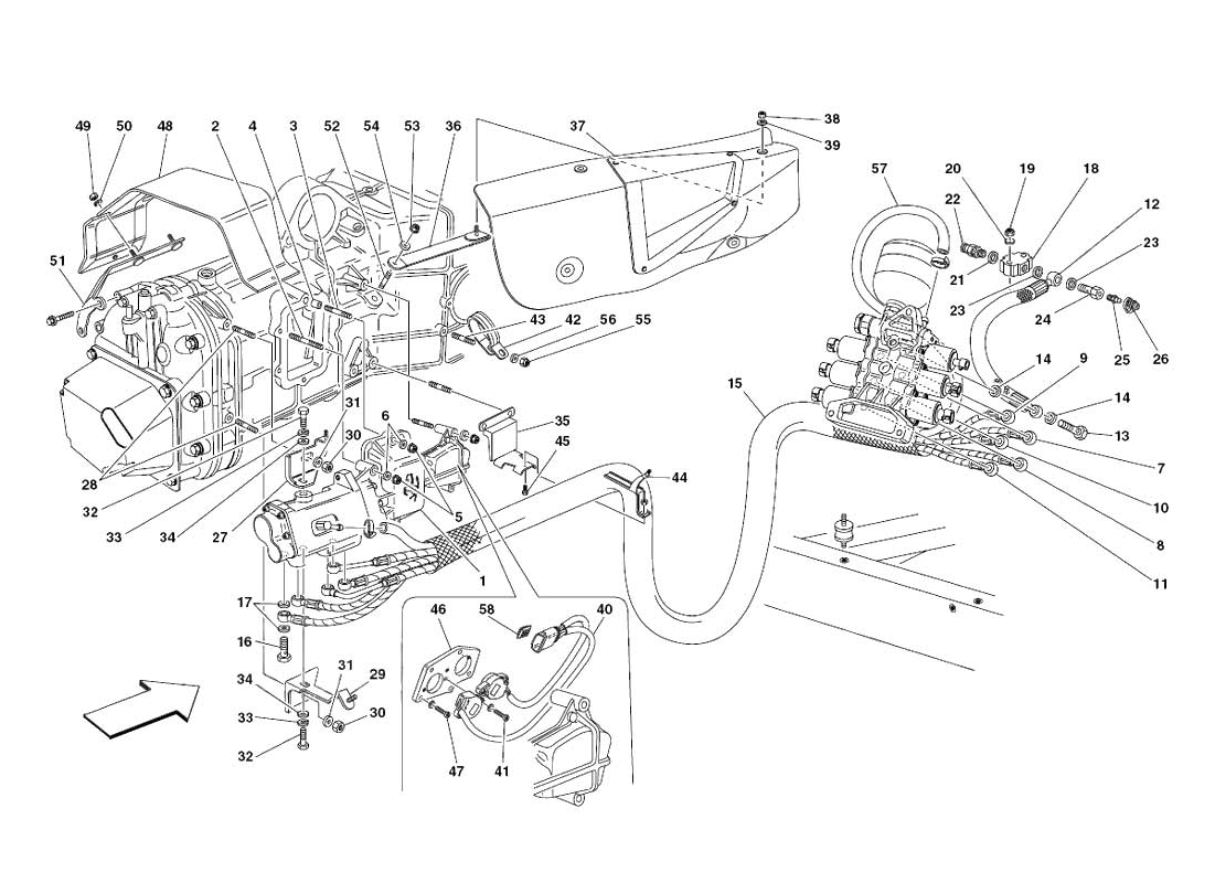 F430 Challenge - 023 - Clutch And Gearbox Hydraulic Control