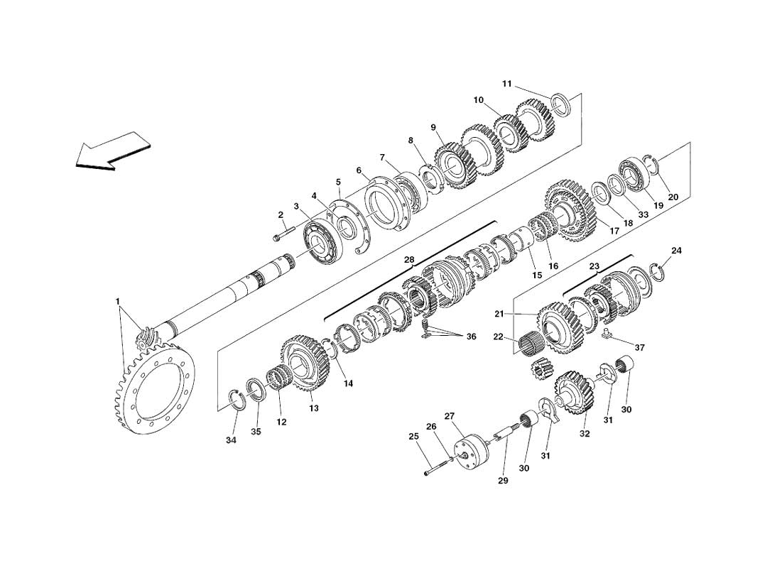 F430 Challenge - 027 - Lay Shaft Gears