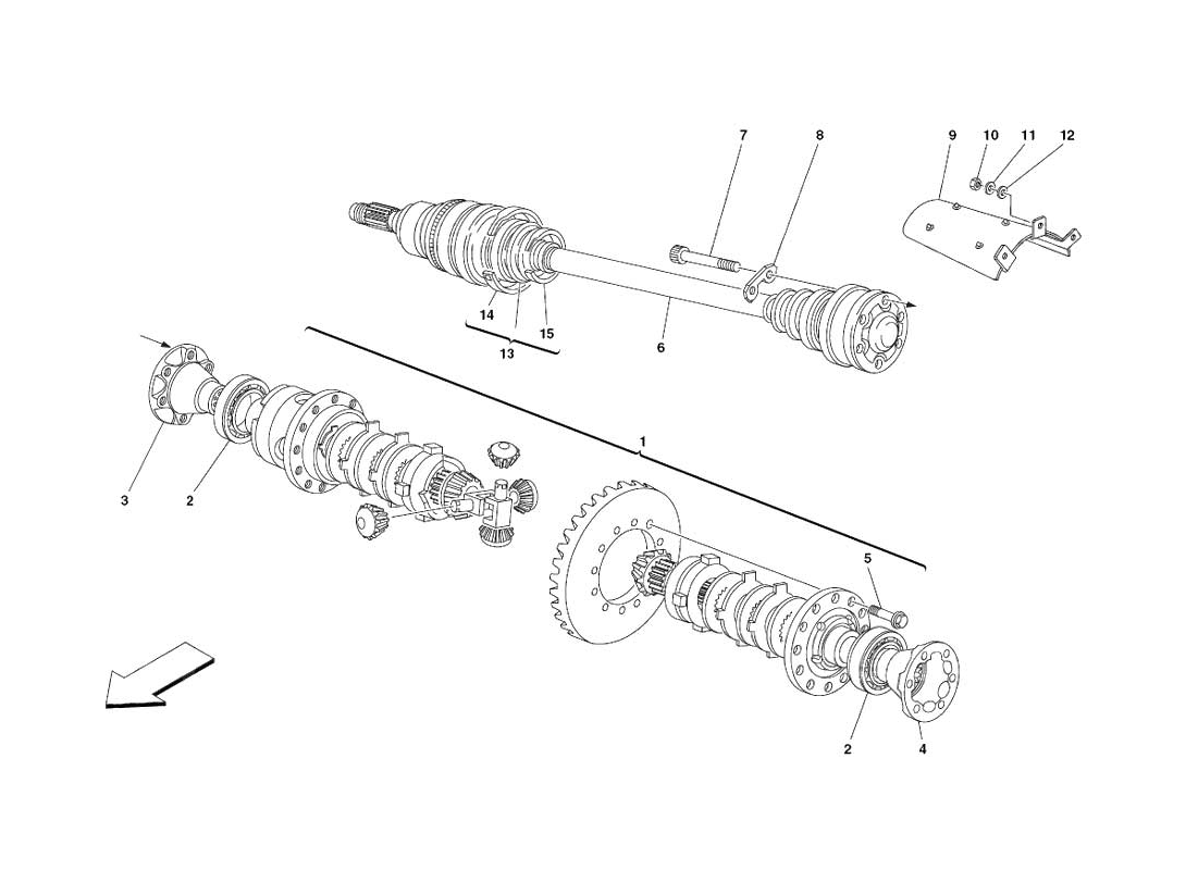 F430 Challenge - 029 - Differential And Axle Shafts